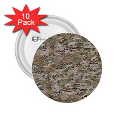 Camo Woodland Faded 2 25  Buttons (10 Pack)  by trendistuff