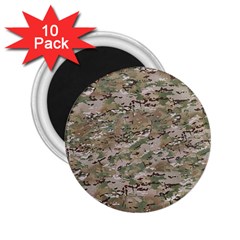 Camo Woodland Faded 2 25  Magnets (10 Pack) 