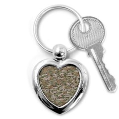 Camo Woodland Faded Key Chains (heart)  by trendistuff