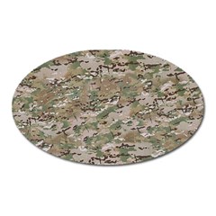 Camo Woodland Faded Oval Magnet by trendistuff