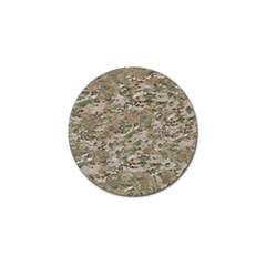 Camo Woodland Faded Golf Ball Marker