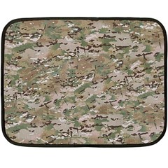 Camo Woodland Faded Fleece Blanket (mini)