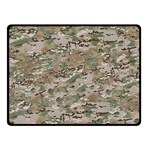 CAMO WOODLAND FADED Fleece Blanket (Small) 50 x40  Blanket Front