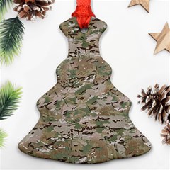 Camo Woodland Faded Ornament (christmas Tree) by trendistuff