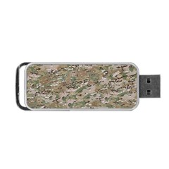 Camo Woodland Faded Portable Usb Flash (two Sides)