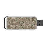 CAMO WOODLAND FADED Portable USB Flash (Two Sides) Back