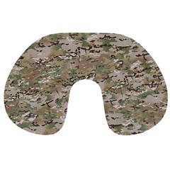 Camo Woodland Faded Travel Neck Pillows