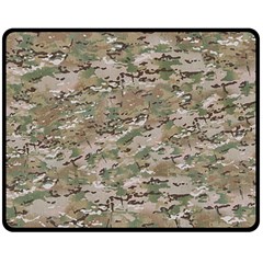 Camo Woodland Faded Double Sided Fleece Blanket (medium) 