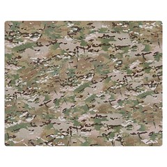 Camo Woodland Faded Double Sided Flano Blanket (medium) 