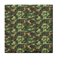 Camo Woodland Tile Coasters