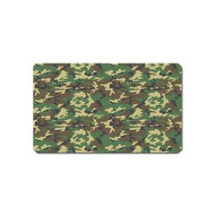 Camo Woodland Magnet (name Card) by trendistuff