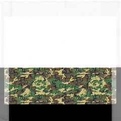 Camo Woodland Rectangular Jigsaw Puzzl by trendistuff