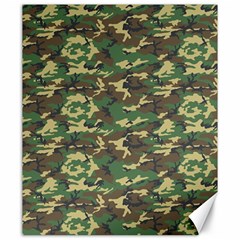 Camo Woodland Canvas 20  X 24  