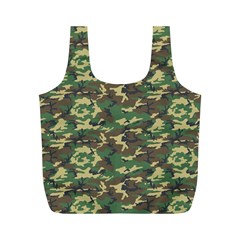 Camo Woodland Full Print Recycle Bags (m) 