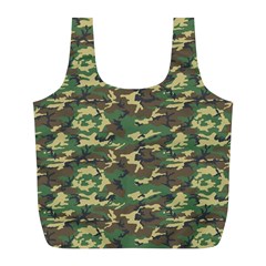 Camo Woodland Full Print Recycle Bags (l) 