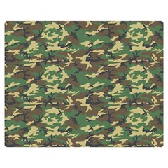 Camo Woodland Double Sided Flano Blanket (medium) 