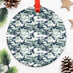 Camo Urban Round Ornament (two Sides)  by trendistuff