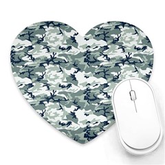 Camo Urban Heart Mousepads by trendistuff