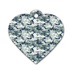 Camo Urban Dog Tag Heart (one Side) by trendistuff