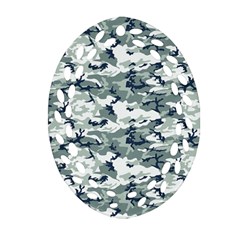 Camo Urban Ornament (oval Filigree)  by trendistuff