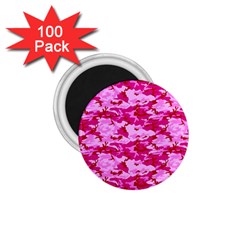 Camo Pink 1 75  Magnets (100 Pack)  by trendistuff