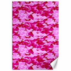 Camo Pink Canvas 20  X 30  