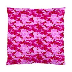 Camo Pink Standard Cushion Case (one Side) 