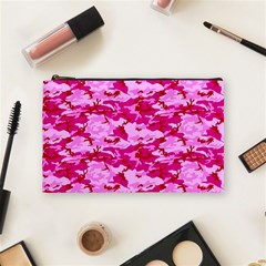 Camo Pink Cosmetic Bag (medium) 