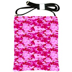 Camo Pink Shoulder Sling Bags by trendistuff