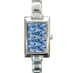 CAMO NAVY Rectangle Italian Charm Watches