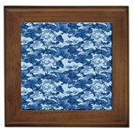 CAMO NAVY Framed Tiles