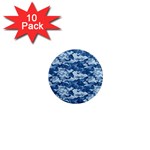 CAMO NAVY 1  Mini Magnet (10 pack) 