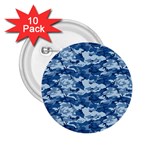 CAMO NAVY 2.25  Buttons (10 pack) 