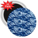 CAMO NAVY 3  Magnets (10 pack) 