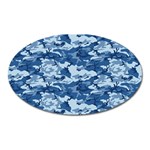 CAMO NAVY Oval Magnet