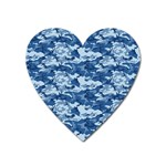 CAMO NAVY Heart Magnet