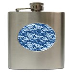 CAMO NAVY Hip Flask (6 oz)