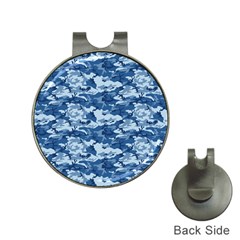 Camo Navy Hat Clips With Golf Markers