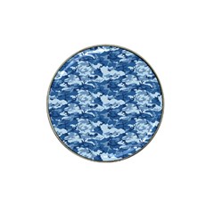 Camo Navy Hat Clip Ball Marker (4 Pack)