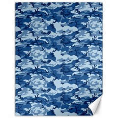 Camo Navy Canvas 12  X 16  