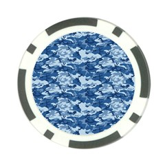 Camo Navy Poker Chip Card Guards