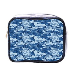 Camo Navy Mini Toiletries Bags by trendistuff