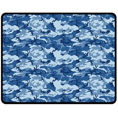 Camo Navy Fleece Blanket (medium) 