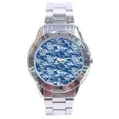 Camo Navy Stainless Steel Men s Watch by trendistuff