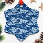 CAMO NAVY Ornament (Snowflake) 