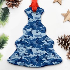 Camo Navy Christmas Tree Ornament (2 Sides)