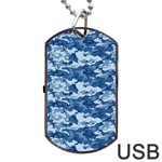 CAMO NAVY Dog Tag USB Flash (Two Sides) 