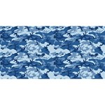 CAMO NAVY YOU ARE INVITED 3D Greeting Card (8x4) 