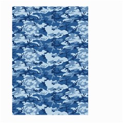 Camo Navy Large Garden Flag (two Sides)