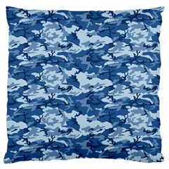 Camo Navy Large Cushion Cases (one Side) 